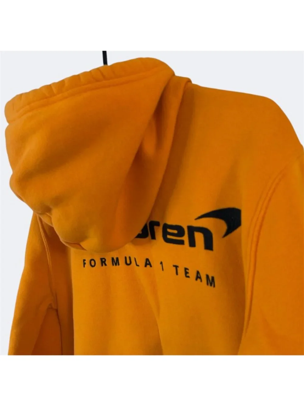 McLaren Formula 1 Team Hoodie Orange Extra Small Embroidered Racing Pullover - Picture 6 of 13